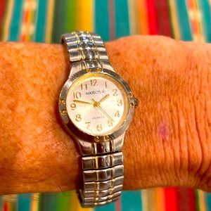 Stainless steel watch / twist-o-flex